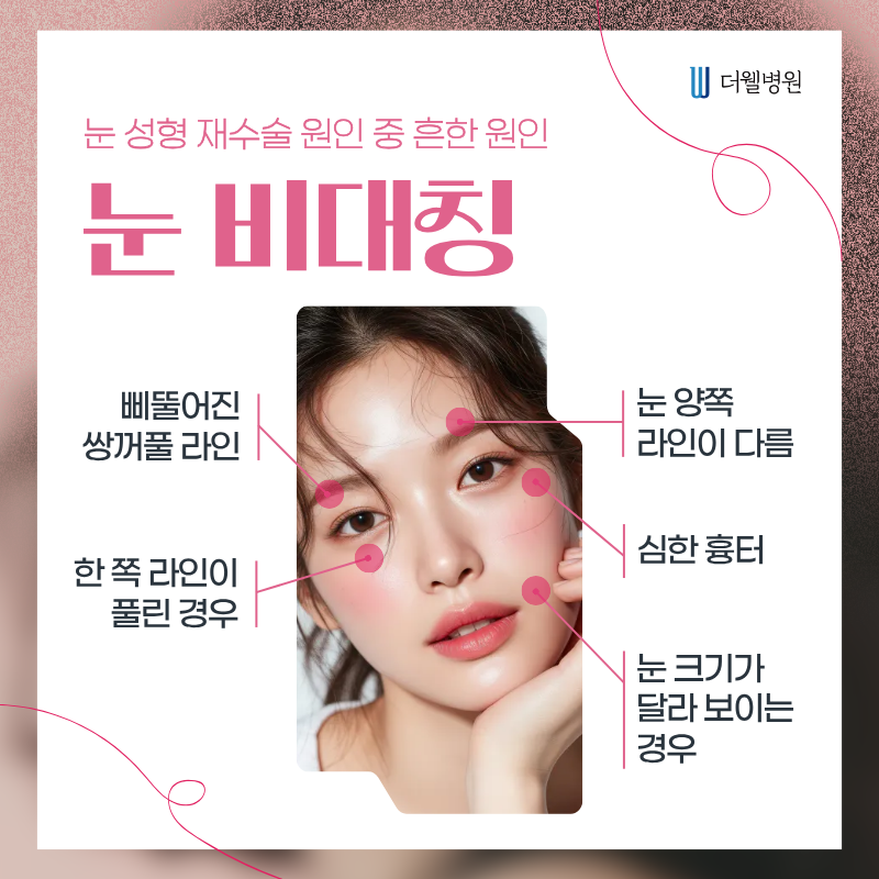 수원더웰병원 수원쌍꺼풀재수술 영통역성형외과 쌍꺼풀수술